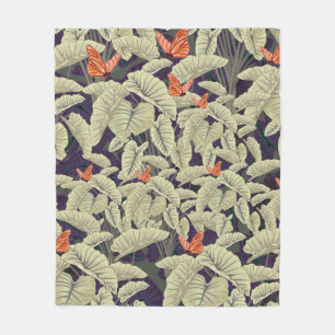 Manta Polar Patrón de mariposa de superficie diseñado arte apl