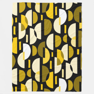 Manta Polar Patrón de media luna 010921 - Ámbar