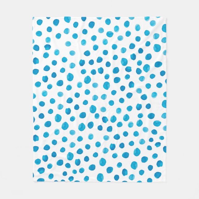 Manta Polar Patrón de moda dibujado a mano con acuarela modern (Anverso)