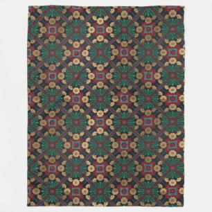 Manta Polar Patrón de mosaico de Mandala/Marruecos