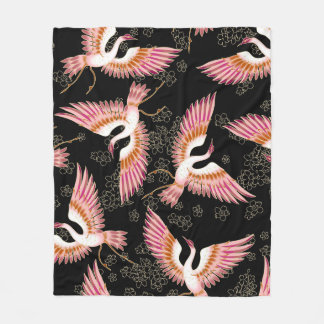 Manta Polar Patrón de motivos de kimono japonés tradicional