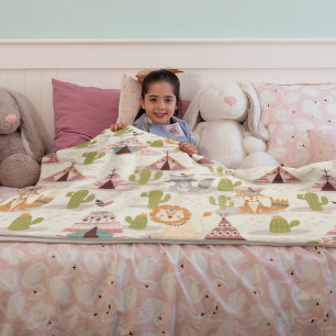 Manta Polar Patrón de nativos indígenas de la tribu Woodland S