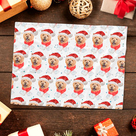 Manta Polar Patrón de Navidades de perros de raza blanca