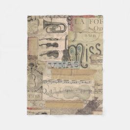 Manta Polar patrón de notas musicales Tema de la música