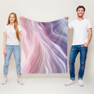 Manta Polar Patrón de onda de calado para paquetería