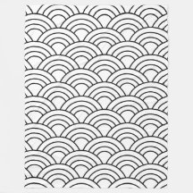 Patrón de ondas blancas y negras