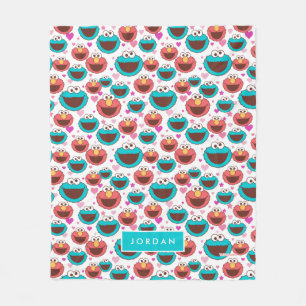 Manta Polar Patrón de paz y amor   Añadir su nombre