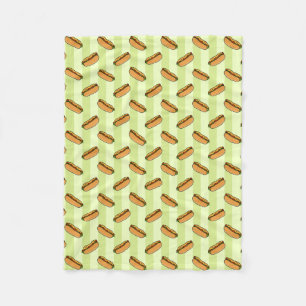 Manta Polar Patrón de perros calientes