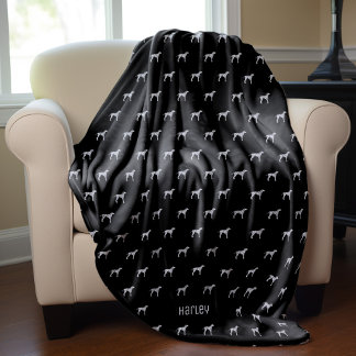 Manta Polar Patrón de perros dálmatas divertidos personalizado