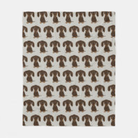Patrón de Perros de Dachshund Wiener de chocolate 