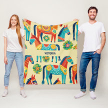 Patrón de Personalizado de acuarela de caballo de