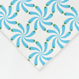 Manta Polar Patrón de Petales de remolque