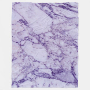 Manta Polar Patrón de Piedra de mármol morado