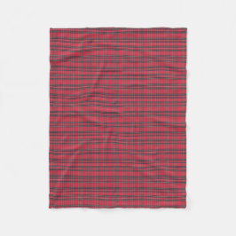 Manta Polar Patrón de platillos Feliz Navidad