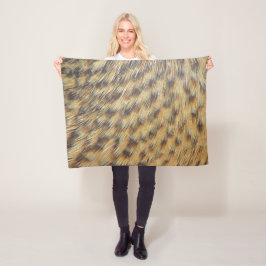 Manta Polar Patrón de plumas de duelo Impresión de animales do