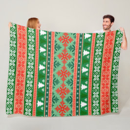 Manta Polar Patrón de punto