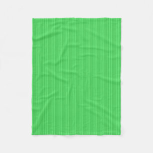 Manta Polar Patrón de Rayas Verticales Verdes Brillantes
