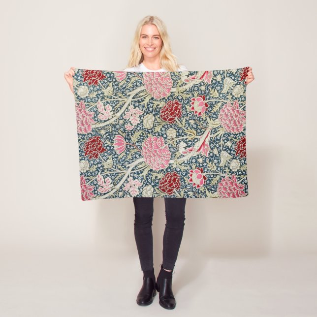 Manta Polar Patrón de rayos (por William Morris) (In situ)