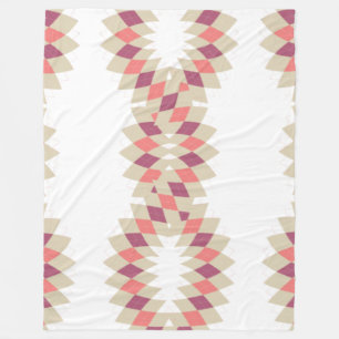 Manta Polar Patrón de remolque de diamantes