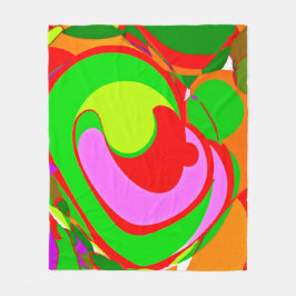 Manta Polar Patrón de resumen aleatorio