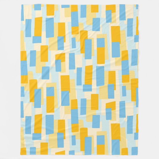 Manta Polar Patrón de resumen de color 121022 (Anverso)