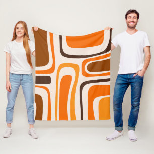 Manta Polar Patrón de resumen moderno de Palm Springs MidCentu