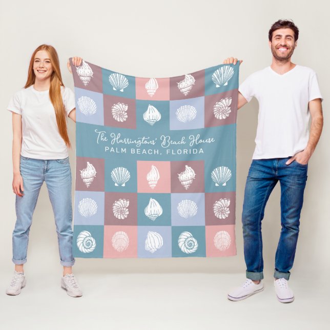 Manta Polar Patrón de sellos de nombres y ubicaciones personal (In situ)