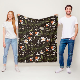 Manta Polar Patrón de superficie floral moda primavera