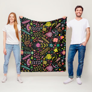 Manta Polar Patrón de superficie floral - Papel de escritorio