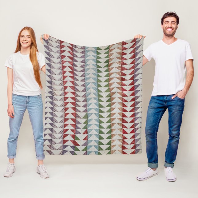 Manta Polar Patrón de tejido geo volador (In situ)