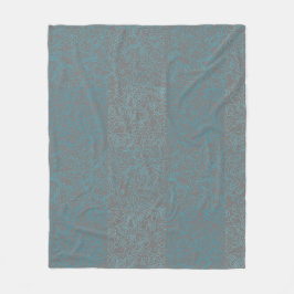 Manta Polar Patrón de terreno Azul 01bx4 Gris BG