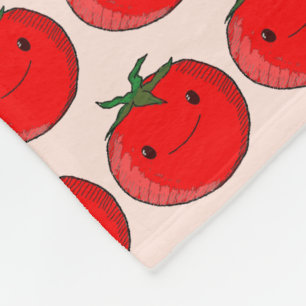 Manta Polar Patrón de tomate Personalizado