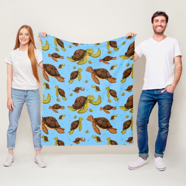 Manta Polar Patrón de tortugas marinas (In situ)