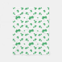Patrón de trébol irlandés verde gradiente