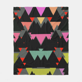 Manta Polar Patrón de triángulo geométrico