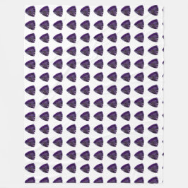 Manta Polar Patrón de triángulo púrpura