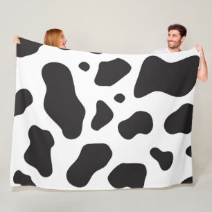 Manta Polar Patrón de vaca