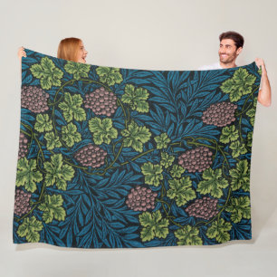 Manta Polar Patrón de vagina, William Morris