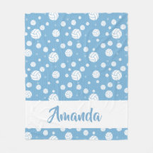 Patrón de voleibol Chevron azul en polvo