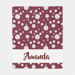 Manta Polar Patrón de voleibol de Chevron