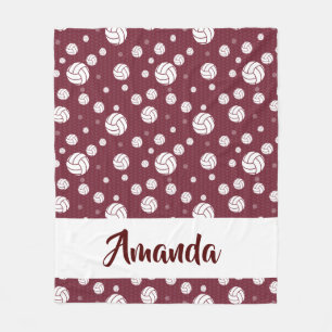 Manta Polar Patrón de voleibol de Chevron