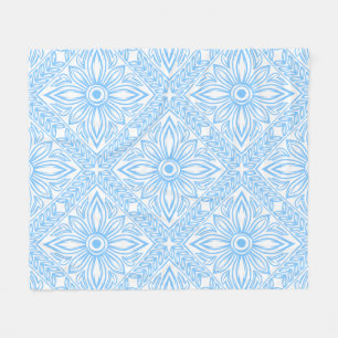 Manta Polar Patrón decorativo de azulejo italiano mediterráneo