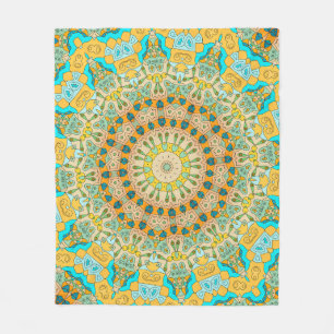Manta Polar Patrón decorativo de época. Islam, árabe, indio,