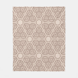 Manta Polar patrón decorativo geométrico sin costuras. ilustra