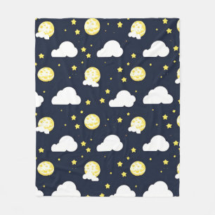 Manta Polar Patrón del cielo nocturno