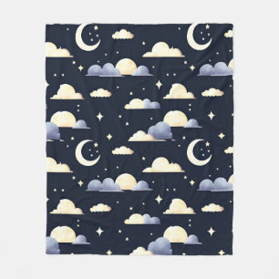 Manta Polar Patrón del cielo nocturno