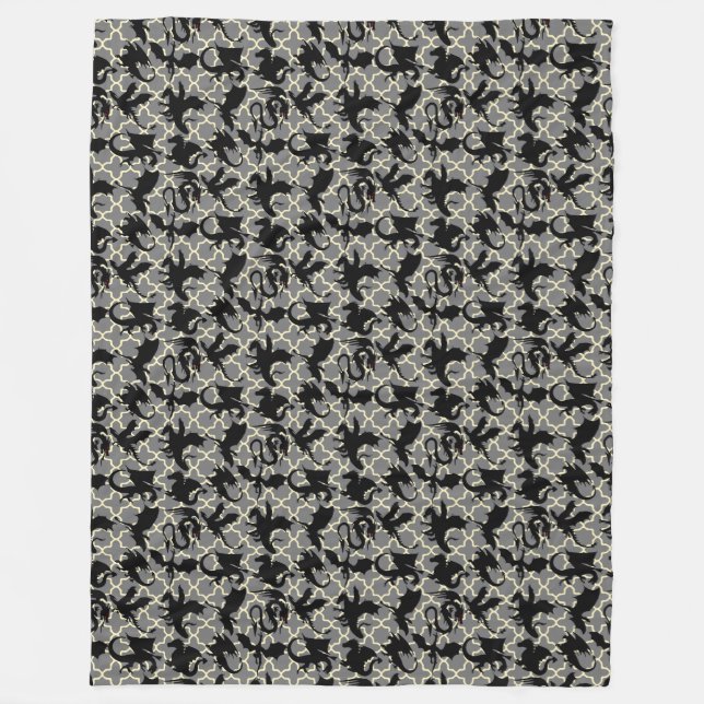 Manta Polar Patrón Dragon 01.wx4x4.azul Gris BG (Anverso)