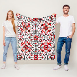 Manta Polar Patrón escandinavo nórdico de invierno
