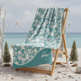 Manta Polar Patrón estilizado de Starfish & Sand Dollars#25 ID