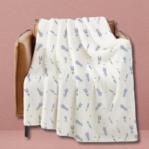 Patrón floral de Dorm Lavender Wildflower